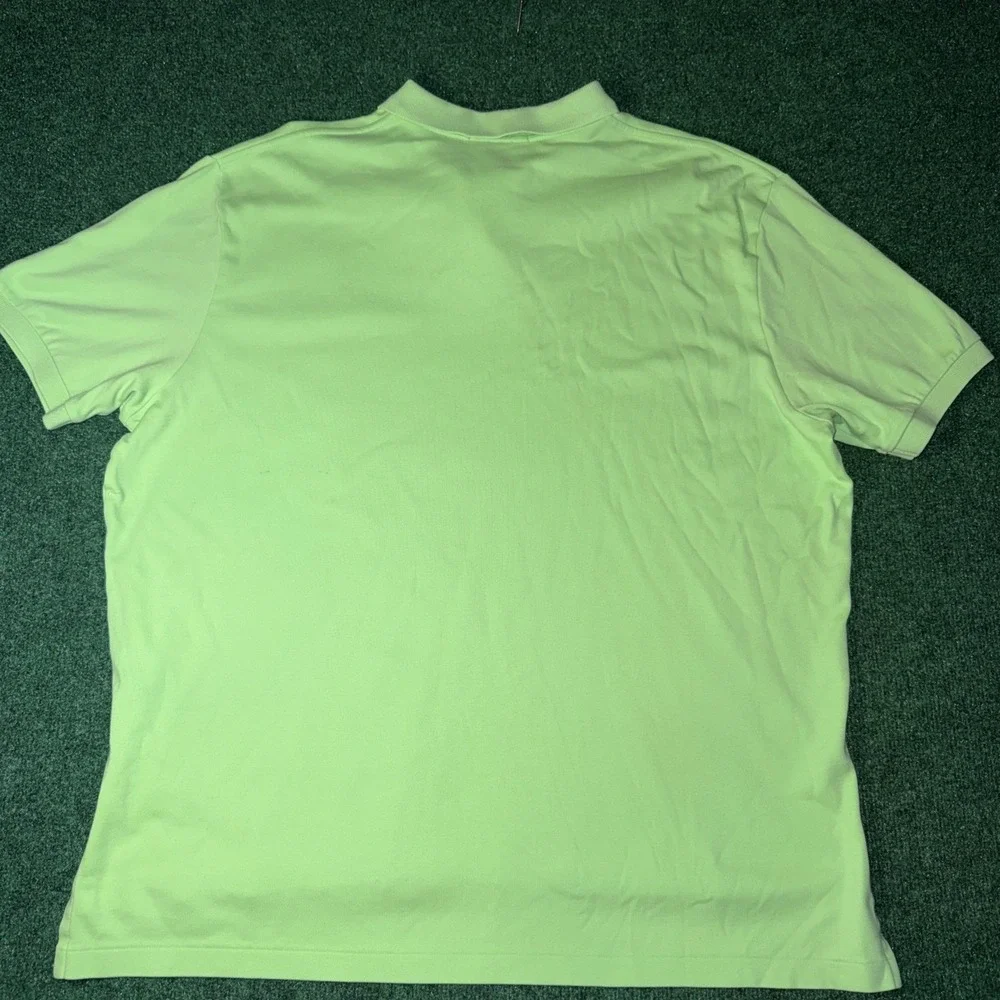 Mens Polo Ralph Lauren‎ Lime Green Polo Shirt Size 2XL Q19